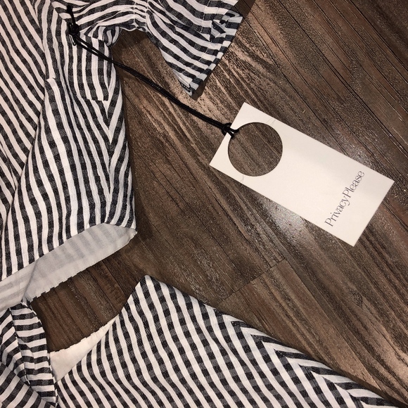 Castana Mini Dress in Grey Stripe - Picture 2 of 4